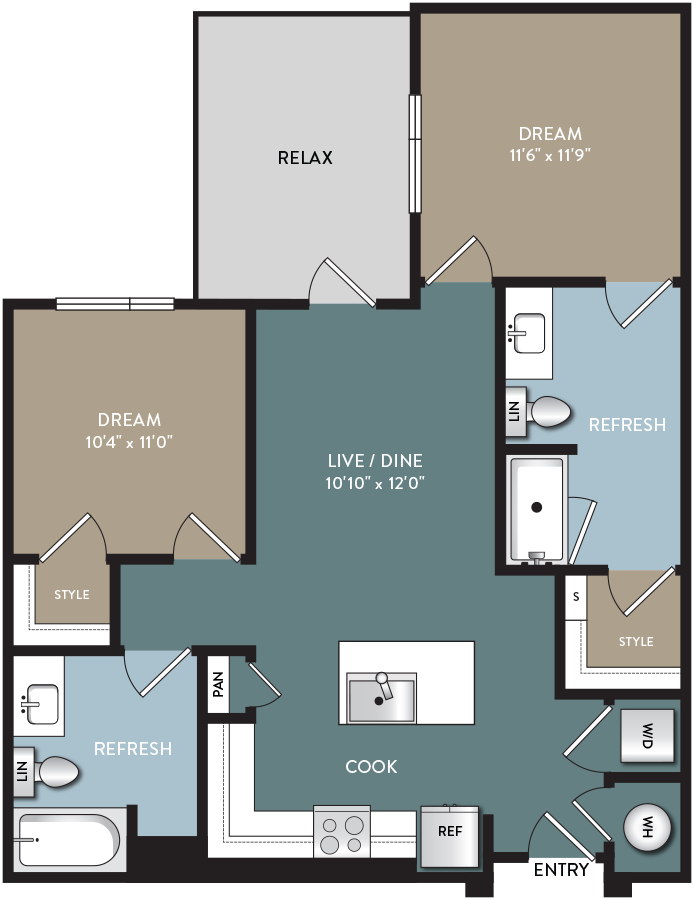 harley floorplan